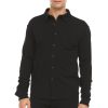 Men's 100% Merino Wool Button Down Shirt - Midweight