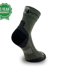 AMC Merino Wool Hiking Socks - Micro Cushion Mini Crew
