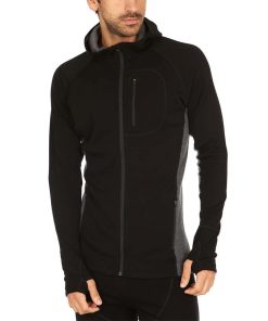 Men's Full Zip Merino Hoodie - Midweight