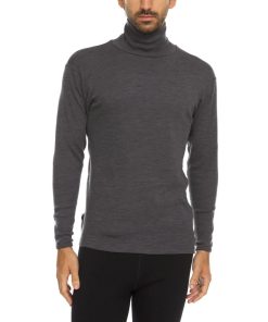 Midweight Men's Wool Turtleneck - 100% Merino Wool
